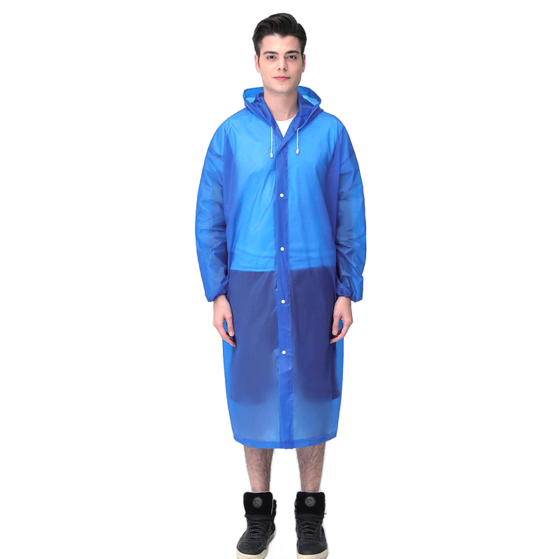 Cóta báistí Jacket EVA Ath-inúsáidte Gan Línte Machnamhach