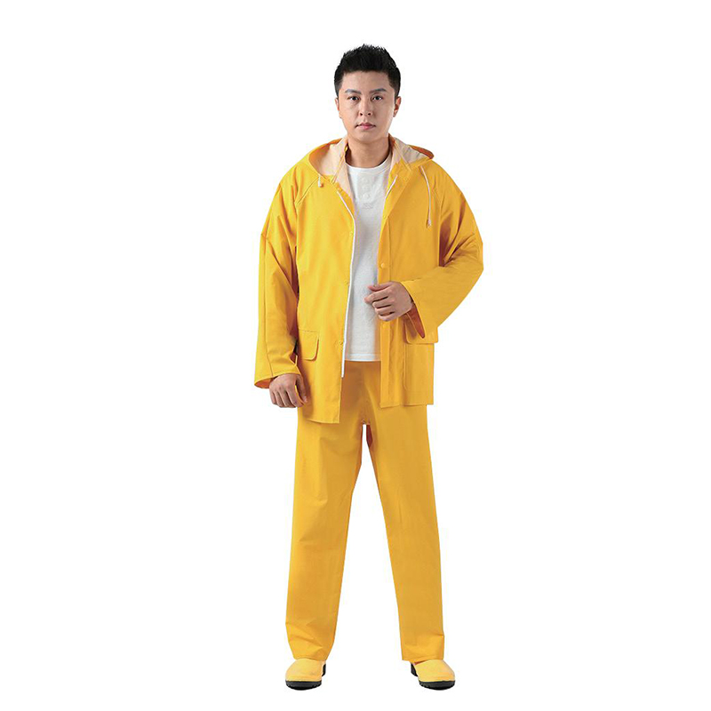 poileistir Le Cumhdach PVC oireann Raincoat