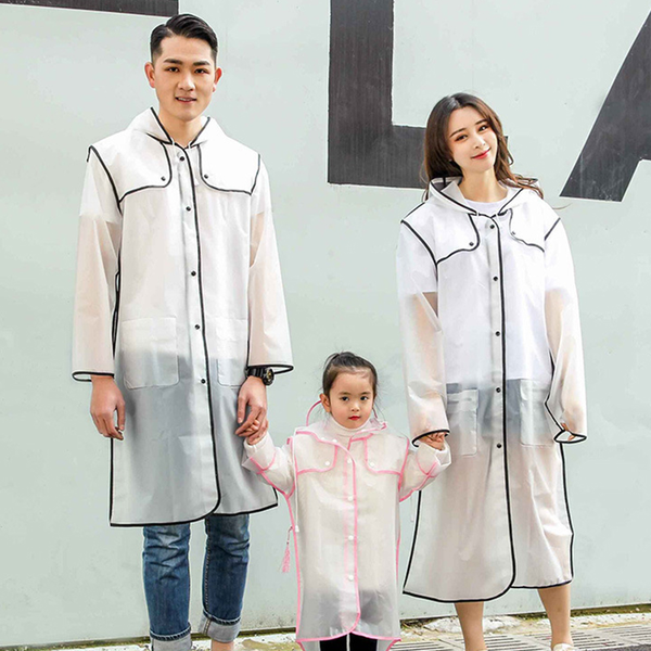 Taisteal Aon-Píosa Faisean EVA Raincoat Taisteal Aon-Píosa Faisean EVA Raincoat